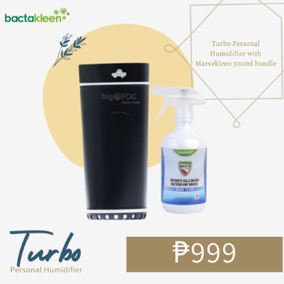 Picture of Turbo Personal Humidifier with Marvekleen 500ml bundle