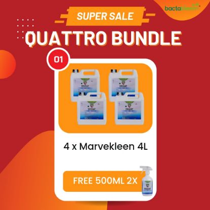 Picture of 4L Quattro Bundle - Marvekleen 4L with free 2pcs Marvekleen 500ml