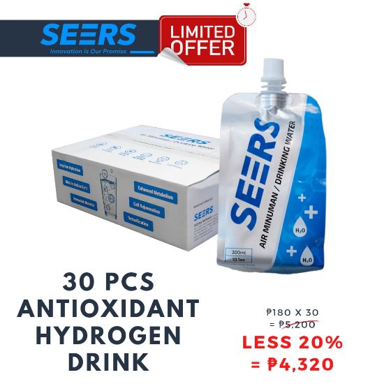 Picture of SEERS H2 Antioxidant Water Pack-30pcs Package Promo with Box